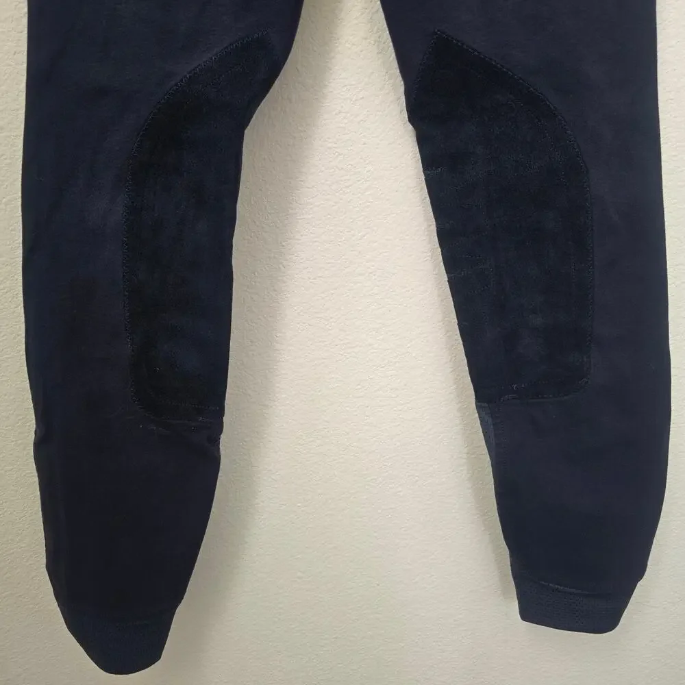 Ariat Navy Blue Breeches Equestrian Riding Full Seat Pant Horse Show Size US 22L